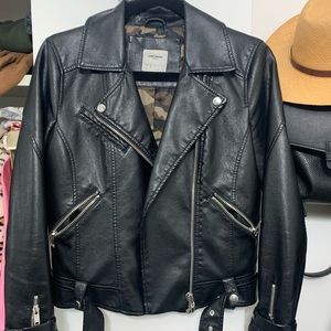 Vero Moda faux leather biker jacket